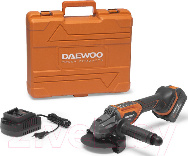 Изображение товара Угловая шлифовальная машина Daewoo Power DAG 3021Li SET