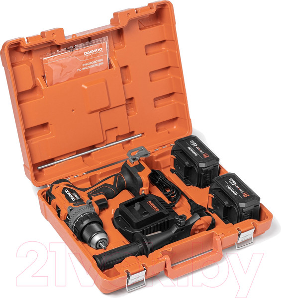 Изображение товара Аккумуляторная дрель-шуруповерт Daewoo Power DAA 6521Li SET