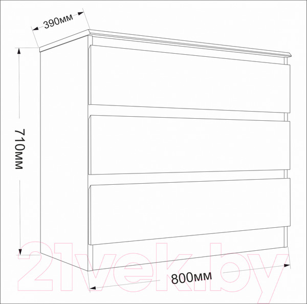 Изображение товара Комплект мебели для спальни Евва Турин №1 (дуб сонома)