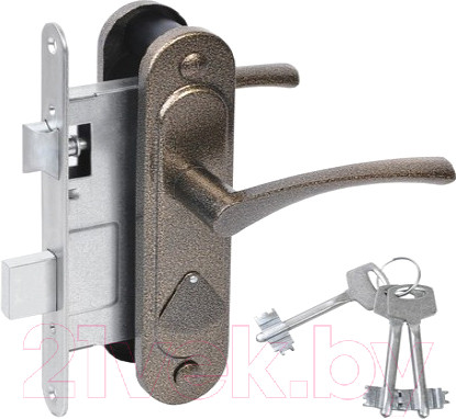 Изображение товара Замок врезной Зенит Абсолют ЗВ9.2-07 (бронза)