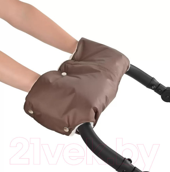 Изображение товара Муфта для коляски Карапуз Коричневый Люкс / 2018