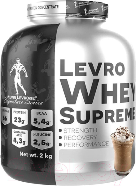 Изображение товара Протеин Kevin Levrone Whey Supreme (2кг, кофе фраппе)
