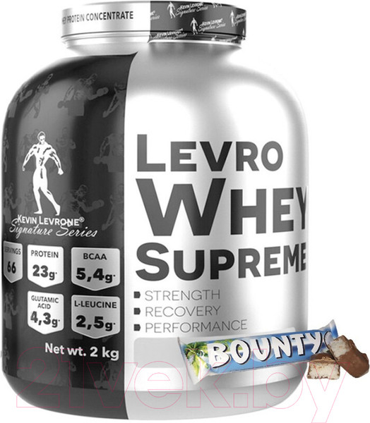 Изображение товара Протеин Kevin Levrone Whey Supreme (2кг, баунти)