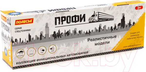 Изображение товара Автомобиль игрушечный Полесье Профи С полуприцепом-цистерной инерционный / 83989
