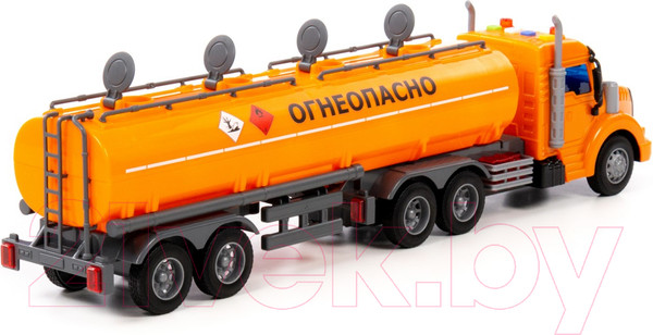 Изображение товара Автомобиль игрушечный Полесье Профи С полуприцепом-цистерной инерционный / 83989