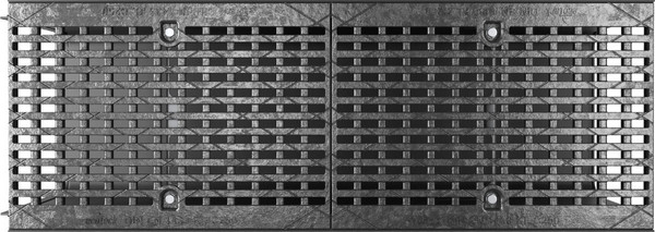 Изображение товара Лоток водоотводный Ecoteck 300.339 h346 / ДИ 21405000 (с решеткой, черный)