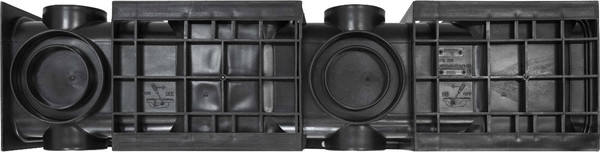 Изображение товара Лоток водоотводный Ecoteck 200.210 h230 / ДИ 16705000 (с решеткой)