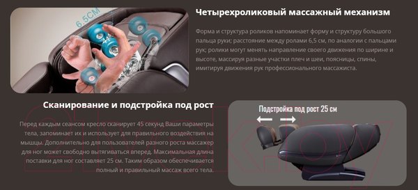 Изображение товара Массажное кресло iRest Osteo Black