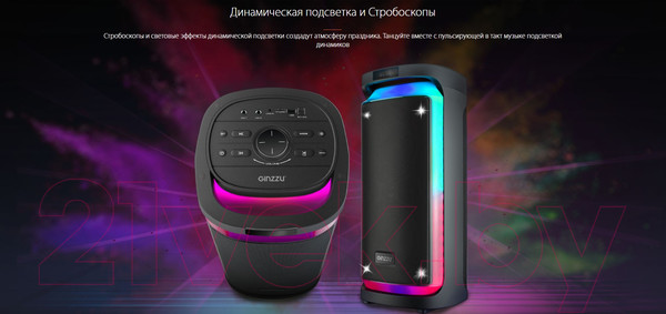 Изображение товара Портативная колонка Ginzzu GM-226