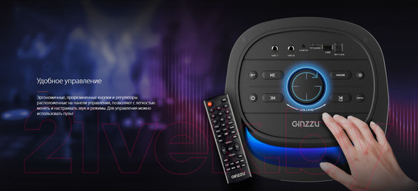 Изображение товара Портативная колонка Ginzzu GM-226