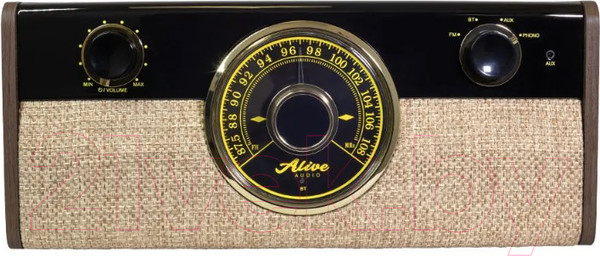 Изображение товара Проигрыватель виниловых пластинок Alive Audio Fusion Dark Wood c Bluetooth и FM-радио / FSN-01-DW