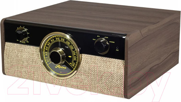Изображение товара Проигрыватель виниловых пластинок Alive Audio Fusion Dark Wood c Bluetooth и FM-радио / FSN-01-DW