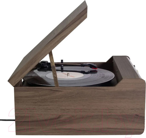 Изображение товара Проигрыватель виниловых пластинок Alive Audio Fusion Dark Wood c Bluetooth и FM-радио / FSN-01-DW