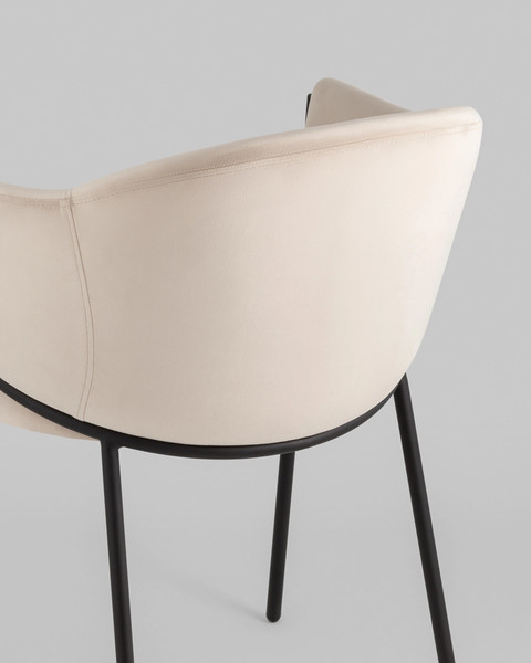 Изображение товара Стул Stool Group Brace (велюр молочный)
