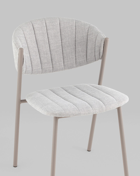 Изображение товара Стул Stool Group Харпер (рогожка серо-голубой/каркас серый матовый)