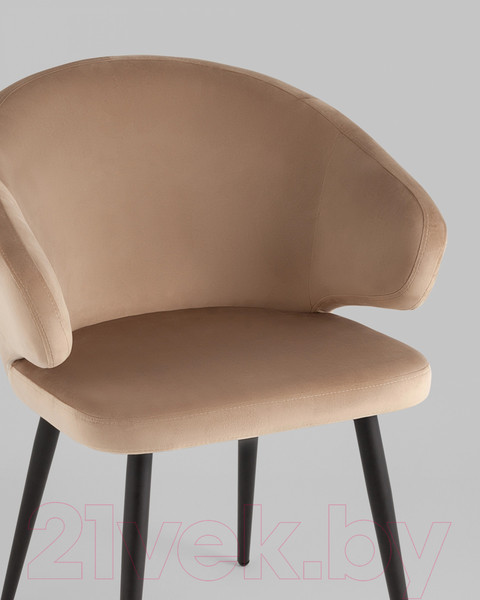 Изображение товара Стул Stool Group Codo с подлокотниками (велюр капучино)