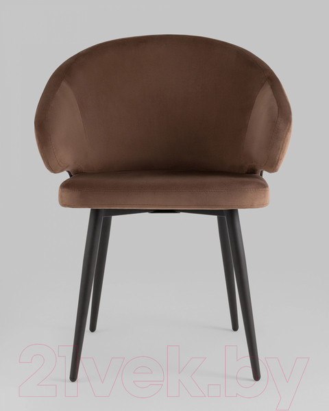Изображение товара Стул Stool Group Codo с подлокотниками (велюр коричневый)