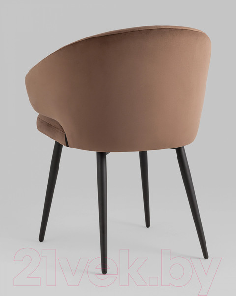 Изображение товара Стул Stool Group Codo с подлокотниками (велюр коричневый)