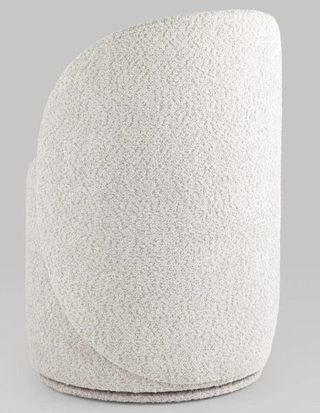 Изображение товара Пуф Stool Group Loreen вращающийся (светло-серый)