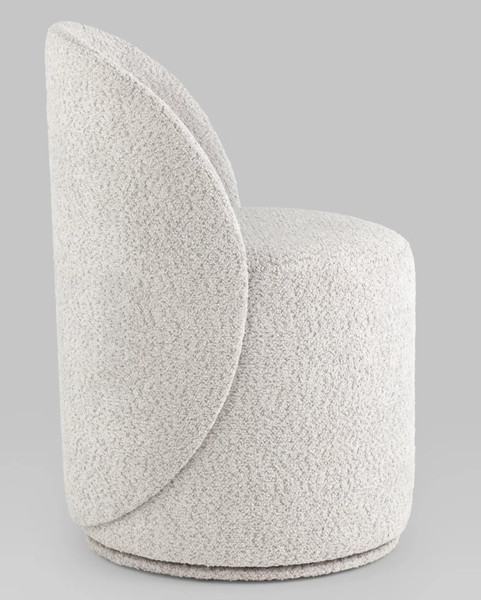 Изображение товара Пуф Stool Group Loreen вращающийся (светло-серый)