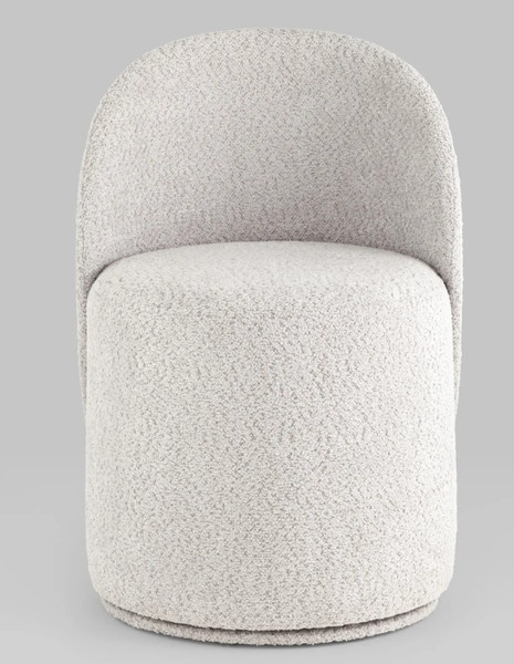 Изображение товара Пуф Stool Group Loreen вращающийся (светло-серый)