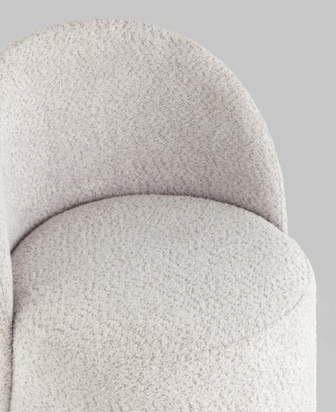 Изображение товара Пуф Stool Group Loreen вращающийся (светло-серый)