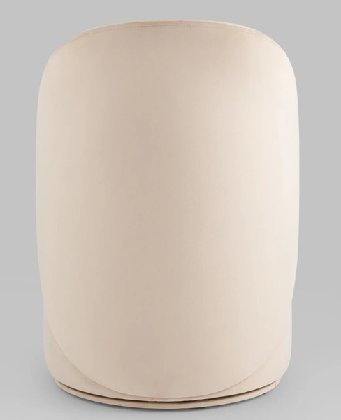 Изображение товара Пуф Stool Group Loreen вращающийся (велюр молочный)