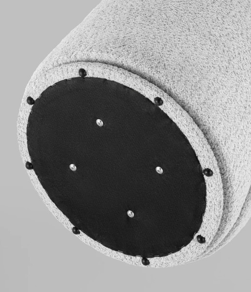 Изображение товара Пуф Stool Group Loreen вращающийся (велюр серый)