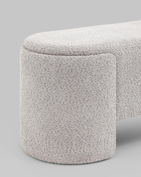 Изображение товара Банкетка Stool Group Taks (букле светло-серый)