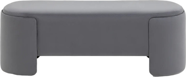 Изображение товара Банкетка Stool Group Taks (велюр серый)