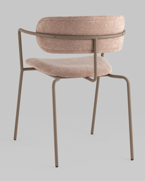 Изображение товара Стул Stool Group Дженни (букле бежевый/каркас бежево-серый матовый)