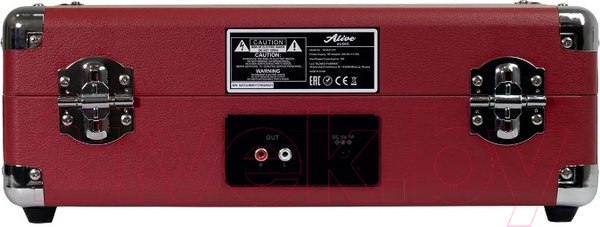 Изображение товара Проигрыватель виниловых пластинок Alive Audio Glam Cherry c Bluetooth / GLM-01-CH