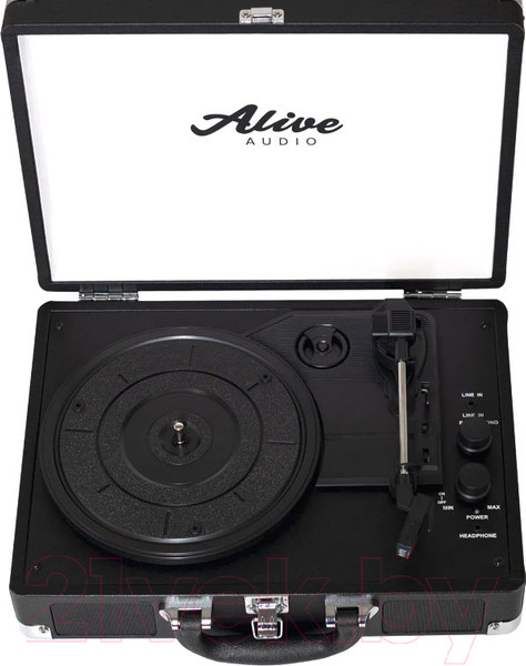 Изображение товара Проигрыватель виниловых пластинок Alive Audio Glam Noir c Bluetooth / GLM-01-NR