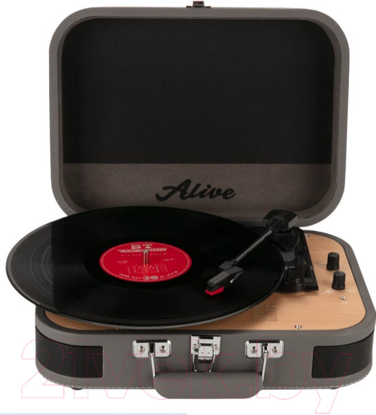 Изображение товара Проигрыватель виниловых пластинок Alive Audio Liberty Wind Chime c Bluetooth / AA-NTE-08-GY