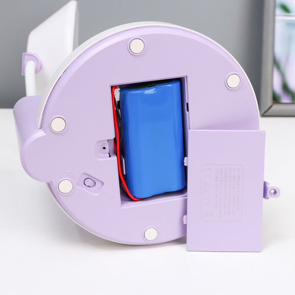 Изображение товара Настольная лампа Risalux Гард 10063422 (белый/фиолетовый)