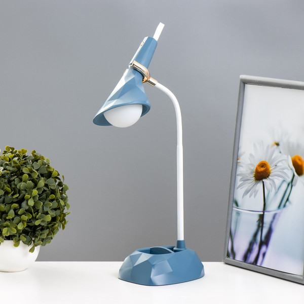 Изображение товара Настольная лампа Risalux Делсер 9352530 (синий)