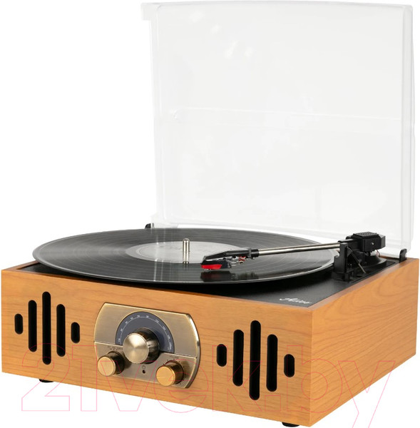 Изображение товара Проигрыватель виниловых пластинок Alive Audio Quattro LP Light Wood / AA-QTR-01-LW