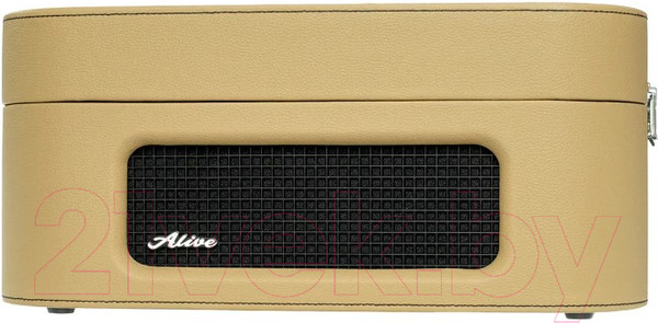 Изображение товара Проигрыватель виниловых пластинок Alive Audio Stories Cafe Creme c Bluetooth / STR-06-CC