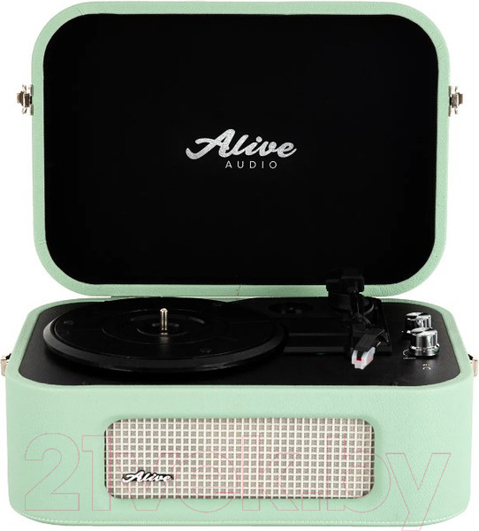 Изображение товара Проигрыватель виниловых пластинок Alive Audio Stories Mojito c Bluetooth / STR-06-MT