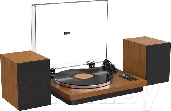 Изображение товара Проигрыватель виниловых пластинок Alive Audio Symphony Dark Wood c Bluetooth / AA-SAY-01-DW