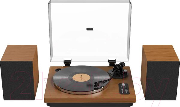 Изображение товара Проигрыватель виниловых пластинок Alive Audio Symphony Dark Wood c Bluetooth / AA-SAY-01-DW