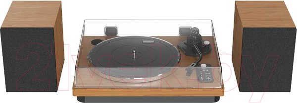 Изображение товара Проигрыватель виниловых пластинок Alive Audio Symphony Dark Wood c Bluetooth / AA-SAY-01-DW