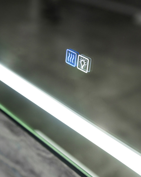 Изображение товара Зеркало BelBagno SPC-KRAFT-900-800-LED-TCH-WARM-NERO