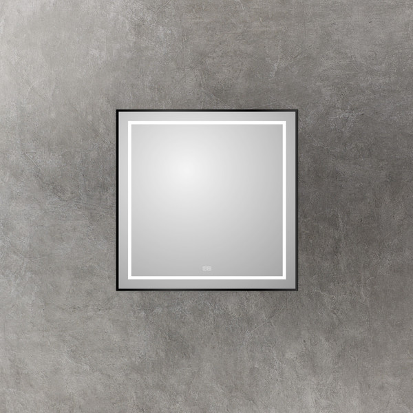 Изображение товара Зеркало BelBagno SPC-KRAFT-900-800-LED-TCH-WARM-NERO