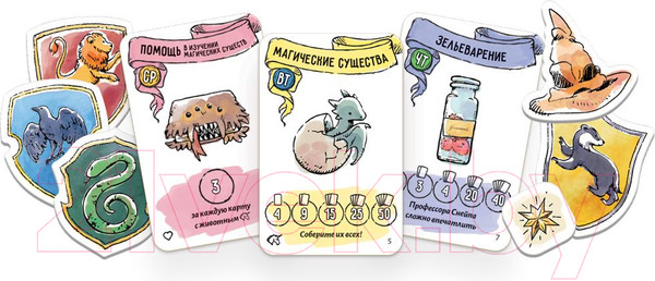 Изображение товара Настольная игра Мир Хобби Гарри Поттер Кубок факультетов / 915639