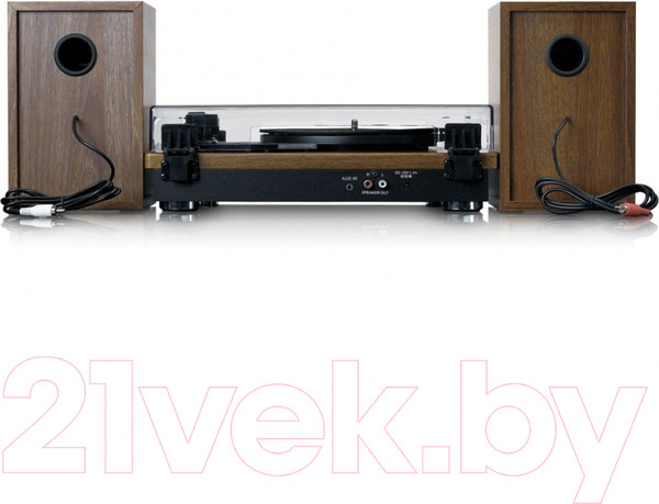 Изображение товара Проигрыватель виниловых пластинок Lenco С Bluetooth и комплект динамиков / LS-100WD (древесина)