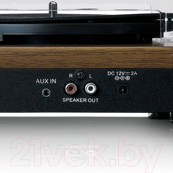 Изображение товара Проигрыватель виниловых пластинок Lenco С Bluetooth и комплект динамиков / LS-100WD (древесина)