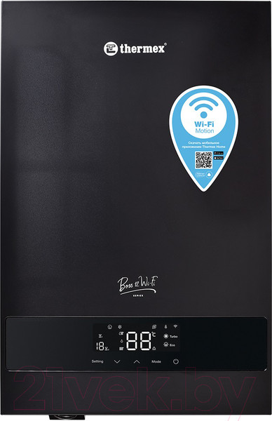 Изображение товара Электрический котел Thermex Boss 12 Wi-Fi (черный)