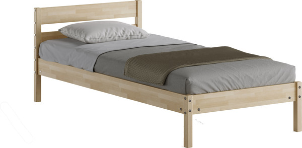 Изображение товара Односпальная кровать Домаклево Мечта 90x190 (береза/натуральный)