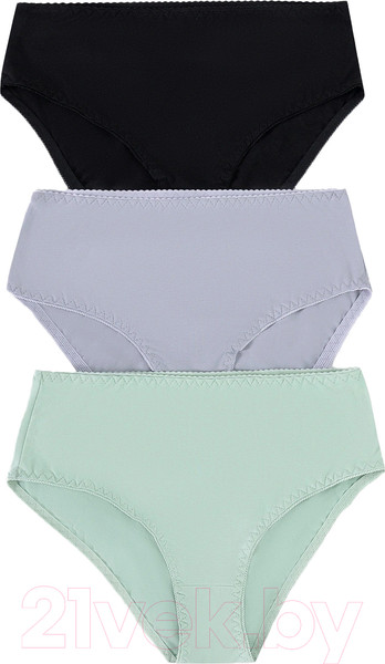 Изображение товара Комплект женских трусов Mark Formelle 412075-3 (р.106, яблочно-мятный)
